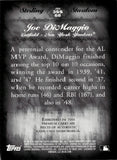 2007 Joe DiMaggio Topps Sterling BAT PINSTRIPE JERSEY 07/10 RELIC #3SS-68 New York Yankees HOF