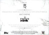 2025 Jacy Jayne Topps Royalty WWE GOLD FOIL REGALIA RELIC SIGNATURE DUAL SHIRT AUTO 17/99 AUTOGRAPH RELIC #RES-JJA NXT