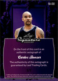 2025 Carlos Boozer Leaf Signature Series SILVER SHIMMER AUTO 1/1 ONE OF ONE AUTOGRAPH #BA-CB2 Utah Jazz