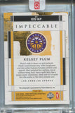 2025 Kelsey Plum Panini Impeccable WNBA IMPECCABLY DRESSED AUTO 28/49 AUTOGRAPH #IDS-KP Los Angeles Sparks