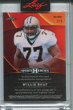 2026 Willie Roaf Leaf Sports Heroes REFRACTOR AUTO 2/9 AUTOGRAPH #BA-WR1 New Orleans Saints HOF