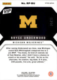 2026 Bryce Underwood Panini The National VIP RATED PROSPECT CHECKERBOARD PRIZM 21/25 #RP-BU Michigan Wolverines
