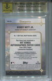 2023 Bobby Witt Jr. Topps Luminaries HIT KINGS DUAL PATCH AUTO 10/15 AUTOGRAPH RELIC BGS 9.5/10 #HKAP-BW Kansas City Royals 4113
