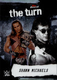 2025 Shawn Michaels Topps Finest WWE THE TURN BLACK REFRACTOR 15/25 #TT-SM WWE Legend