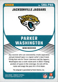 2024 Parker Washington Panini Donruss SIGNATURE MARKS AUTO AUTOGRAPH #SMA-PWA Jacksonville Jaguars