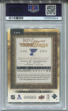 2014-15 Jordan Binnington Upper Deck Series 2 UD CANVAS YOUNG GUNS ROOKIE RC PSA 10 #C230 St. Louis Blues 2444