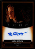 2025 Rebecca Ferguson as Lady Jessica Topps Chrome Dune ORANGE AUTO AUTOGRAPH #A-RF
