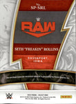 2022 Seth "Freakin" Rollins Panini Select WWE SPARKS SHIRT RELIC #SP-SRL Monday Night Raw