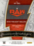 2022 Seth "Freakin" Rollins Panini Select WWE SPARKS SHIRT RELIC #SP-SRL Monday Night Raw