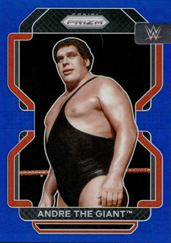2022 Andre the Giant Panini Prizm WWE BLUE 136/199 #200 WWE Legend