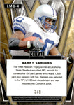 2024 Barry Sanders Leaf National Convention Metal GREEN 3/8 #LMB-4 Detroit Lions HOF