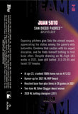 2022 Juan Soto Topps Stadium Club Chrome BEAM TEAM GOLD REFRACTOR 08/50 #BT-4 San Diego Padres