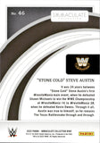 2022 "Stone Cold" Steve Austin Panini Immaculate WWE 38/64 #36 WWE Legend