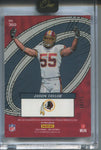 2023 Jason Taylor Panini One BLUE THE ONEDERS AUTO 20/75 AUTOGRAPH #360 Washington Redskins HOF