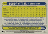 2022 Bobby Witt Jr. Topps Update Series 1987 DESIGN ROOKIE RC #87TBU-7 Kansas City Royals 1