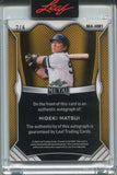 2025 Hideki Matsui Leaf Metal GREEN AUTO 2/4 AUTOGRAPH #MA-HM1 New York Yankees
