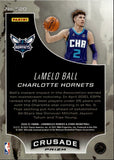 2020-21 LaMelo Ball Panini Chronicles ROOKIES & STARS HOLO SILVER CRUSADE ROOKIE RC #520 Charlotte Hornets