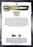 2025 Hulk Hogan Topps Chrome WWE AQUA SHIMMER REFRACTOR 143/199 #12 WWE Legend