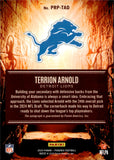 2024 Terrion Arnold Panini Phoenix ROOKIE PHOENICIAN PENMANSHIP AUTO AUTOGRAPH #PP-TAD Detroit Lions