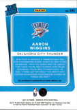 2021-22 Aaron Wiggins Donruss Optic RATED ROOKIE AUTO AUTOGRAPH RC #191 Oklahoma City Thunder