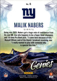 2025 Malik Nabers Panini Phoenix GENIES SP #6 New York Giants
