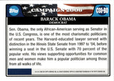 2008 Barack Obama Topps CAMPAIGN 2008 #C08-BO President of the United States 11