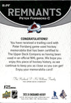 2023-24 Peter Forsberg Upper Deck Engrained REMNANTS JUMBO STICK RELIC #R-PF Colorado Avalanche