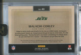2024 Malachi Corley Panini One ROOKIE DUAL PATCH AUTO 042/199 AUTOGRAPH RELIC #40 New York Jets