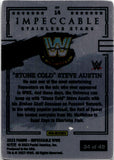 2023 "Stone Cold" Steve Austin Panini Impeccable PURPLE STAINLESS STARS 34/49 #14 WWE Legend