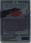 2023 "The American Nightmare" Cody Rhodes Panini Impeccable STAINLESS STARS 74/75 #2 Monday Night Raw