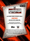 2026 Gunther Topps Chrome WWE RED BRAND AUTO AUTOGRAPH #RBA-GUN Monday Night Raw 2