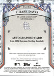 2024 Chase Davis Topps Bowman Sterling PROSPECT AUTOGRAPHS ROOKIE RC AUTO #PA-CDA St. Louis Cardinals