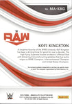 2023 Kofi Kingston Panini Immaculate Collection WWE SHIRT AUTO 60/99 AUTOGRAPH RELIC #MA-KKG Monday Night Raw