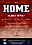2005 Albert Pujols Leaf HOME JERSEY RELIC #HJ-1 St. Louis Cardinals