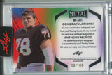 2024 Anthony Munoz Leaf Metal INSCRIPTIONS AUTO 019/100 AUTOGRAPH #MI-AM1 Chicago Bears HOF