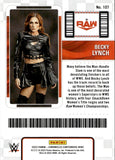 2023 Becky Lynch Panini Chronicles WWE CONTENDERS BLUE FOIL 02/99 #107 Monday Night Raw