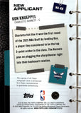 2025-26 Kon Knueppel Topps HOLOFOIL NEW APPLICANT ROOKIE AUTO AUTOGRAPH RC #NA-KK Charlotte Hornets