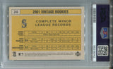 2001 Ichiro Suzuki Ryan Franklin Ryan Christianson Upper Deck Vintage ROOKIE RC PSA 10 #346 Seattle Mariners 8042