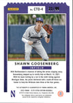 2022 Shawn Goosenberg Panini Elite Extra Edition COLLEGE TICKET OPTIC GOLD AUTO 31/99 AUTOGRAPH #CTO-4 Chicago White Sox