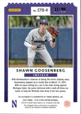 2022 Shawn Goosenberg Panini Elite Extra Edition COLLEGE TICKET OPTIC GOLD AUTO 31/99 AUTOGRAPH #CTO-4 Chicago White Sox