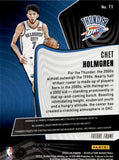 2023-24 Chet Holmgren Panini Revolution FUTURE FRAME 46/60 #11 Oklahoma City Thunder