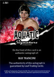 2025 Ray "Boom Boom" Mancini Leaf Signature Series AQUATIC AUTO 1/1 ONE OF ONE AUTOGRAPH #A-RM1 Boxing