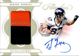 2025 Ed McCaffrey Pannini Flawless HOLO GOLD PATCH AUTO 14/25 AUTOGRAPH RELIC #PA-EMY Denver Broncos