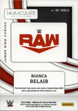 2022 Bianca Belair Panini Immaculate WWE JUMBO MAT 30/99 RELIC #RC-BBL2 Monday Night Raw