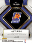 2021-22 Jason Kidd Panini Select SIGNATURES TIE DYE AUTO 22/25 AUTOGRAPH #SG-JKD Phoenix Suns HOF