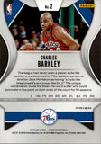 2019-20 Charles Barkley Panini Prizm RED SCOPE 85/88 #2 Philadelphia 76ers HOF