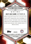 2023 Caleb Williams Bowman University Best REFRACTOR ROOKIE RC #100 Chicago Bears