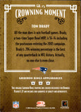 2005 Tom Brady Donruss Throwback Threads Gridiron Kings RED FRAMED #GK-25 New England Patriots