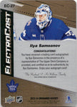 2023-24 Ilya Samsonov Upper Deck Engrained GOLD ELECTROCAST AUTO 11/15 AUTOGRAPH #EC-27 Toronto Maple Leafs