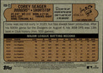 2021 Corey Seager Topps Heritage REAL ONE AUTO AUTOGRAPH #ROA-CS Los Angeles Dodgers